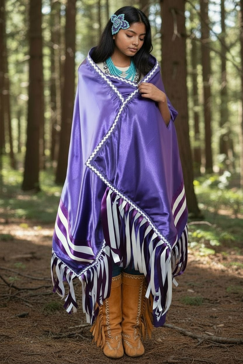 Haudenosaunee Fancy Dance Shawl Iroquois Confederacy Shawl