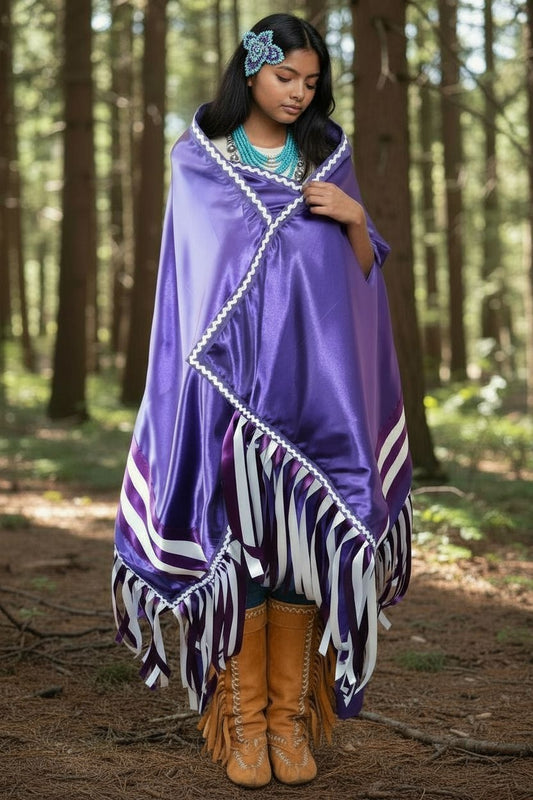 Haudenosaunee Fancy Dance Shawl Iroquois Confederacy Shawl